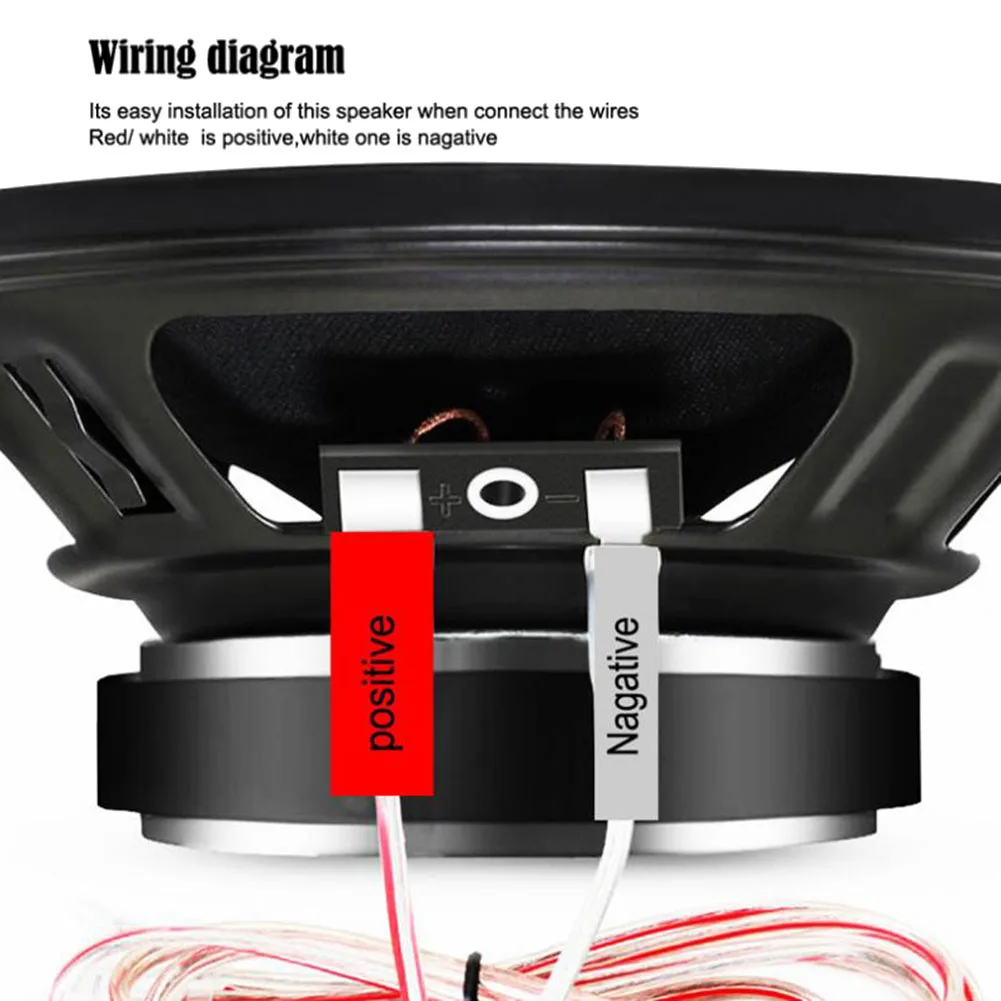 Автомобильная аудиоколонка PUZU 2 шт. 4 дюйма 70 Вт полный диапазон частот тяжелый