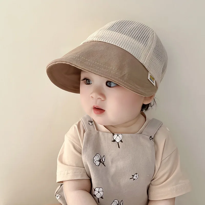 

Корейские летние детские солнцезащитные шляпы для детей 2-6 лет