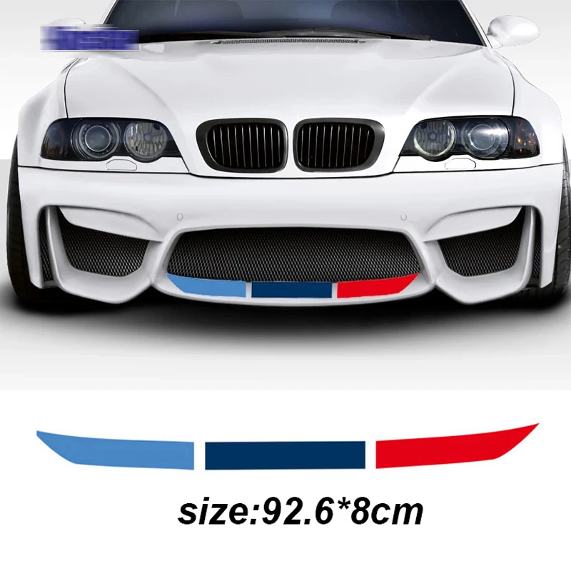 

M Power Performance Car Front Bumper Sticker For E36 E39 E46 E60 E61 E64 E70 E71