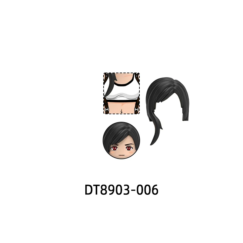 Фото Final Tifa Zack Cloud Sephiroth Strife Fair Lockhart Fantasy Модель Блоки MOC Набор кирпичей Подарки Игрушки DT8903 №2