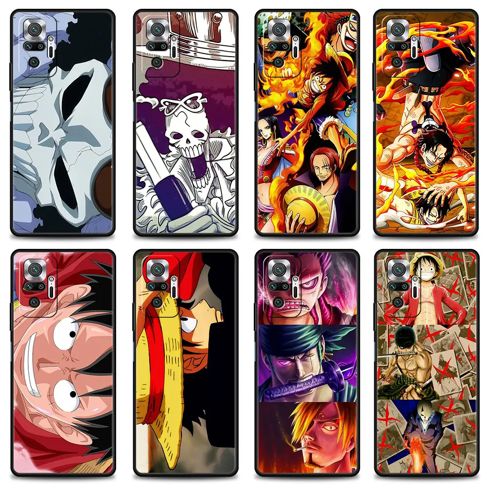 

Smartphone Case For Xiaomi Redmi Note 9s 9 9t 11t 8t 7 10 8 Pro Max redmi 9 9a 9c 8 k40 7A 10 Coque One Piece Luffy and Sanji