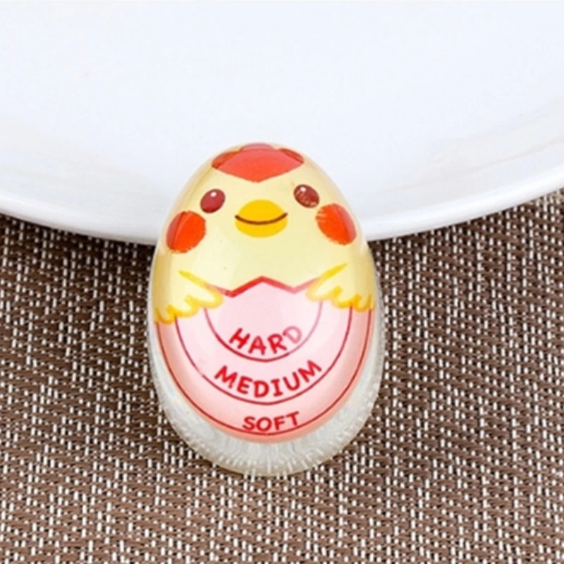 

1 Color Changing Egg Timer Resin Material Perfect Boiled Eggs By Temperature Kitchen Helper Egg Timer Red Timer Tools