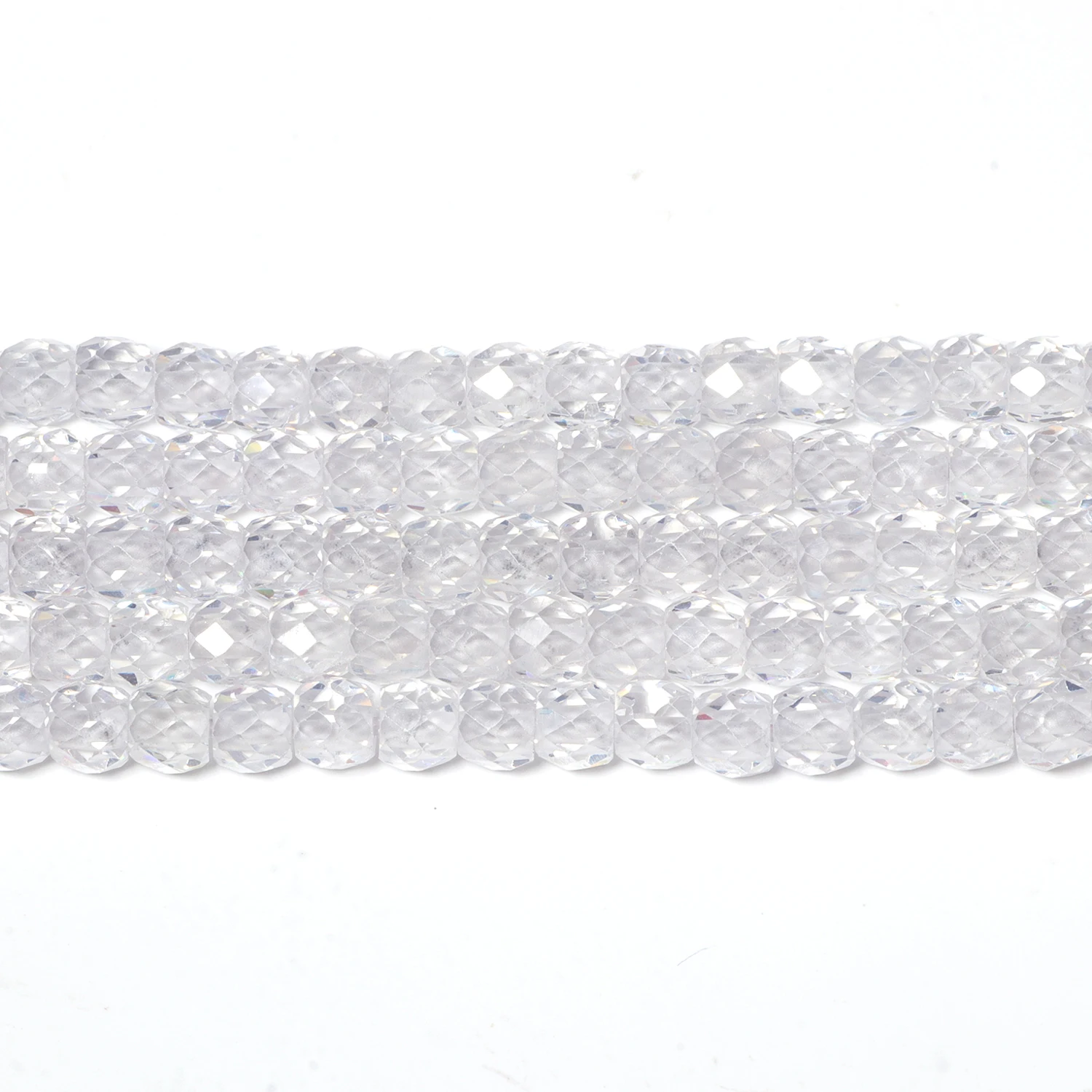 Бусины из циркония с натуральным камнем 4x3 5 мм