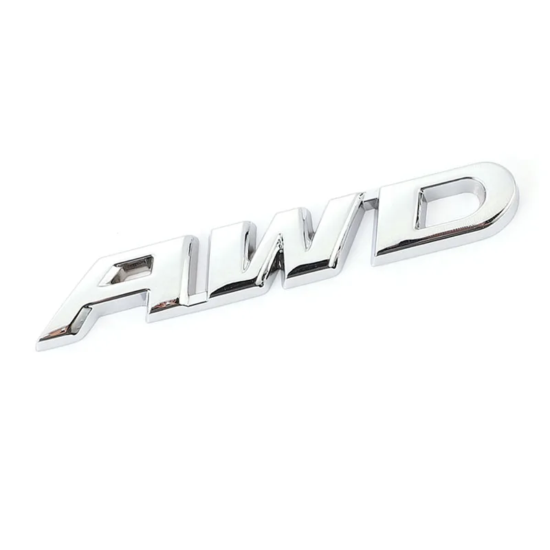 

Металлическая 3d-наклейка AWD с логотипом, Эмблема багажника автомобиля, наклейка для Honda Civic CRV Mazda Toyota RAV4 Volvo, аксессуары
