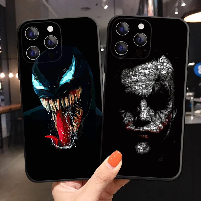 

Deadpool Joker Joaquin Phoenix Soft Phone Case For iPhone 12 13Mini 11 12 13Pro Max XSMax XR X SE20 6 6s 7 8Plus black soft case
