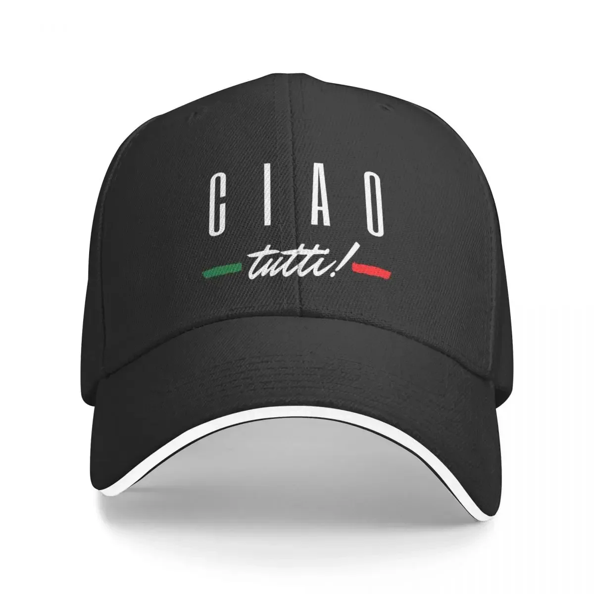 Ciao Tutti - итальянская бейсболка Hello All роскошная шляпа для регби кепки с капюшоном