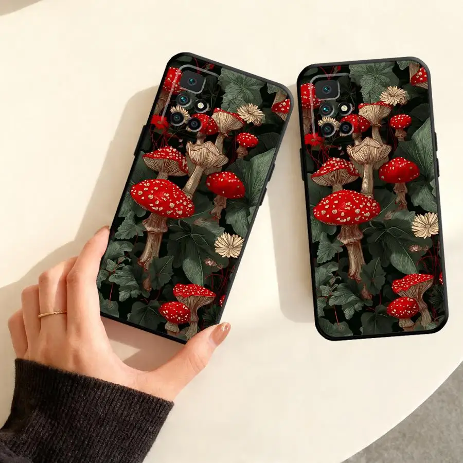 Фото Чехол для телефона Xiaomi Redmi A7 Pro 15A 10A 10C 15 A3 13 A1 14C 12 13C A3 15C 12C A2 9A 9C 9T 8 с рисунком «Сказочный гриб» №2