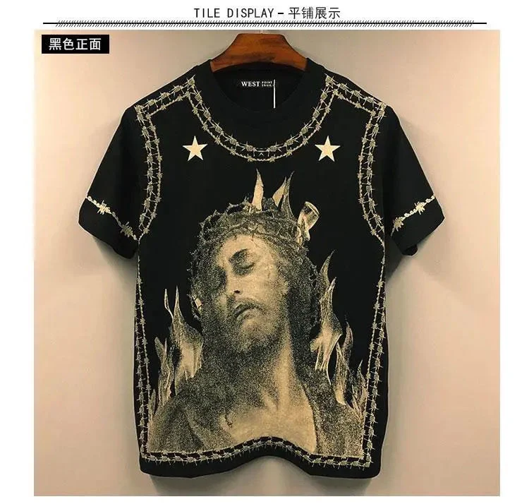 

Модные мужские Топы И Футболки zc658 2022, Подиумные Роскошные футболки в европейском стиле с принтом для вечеринки, мужская одежда