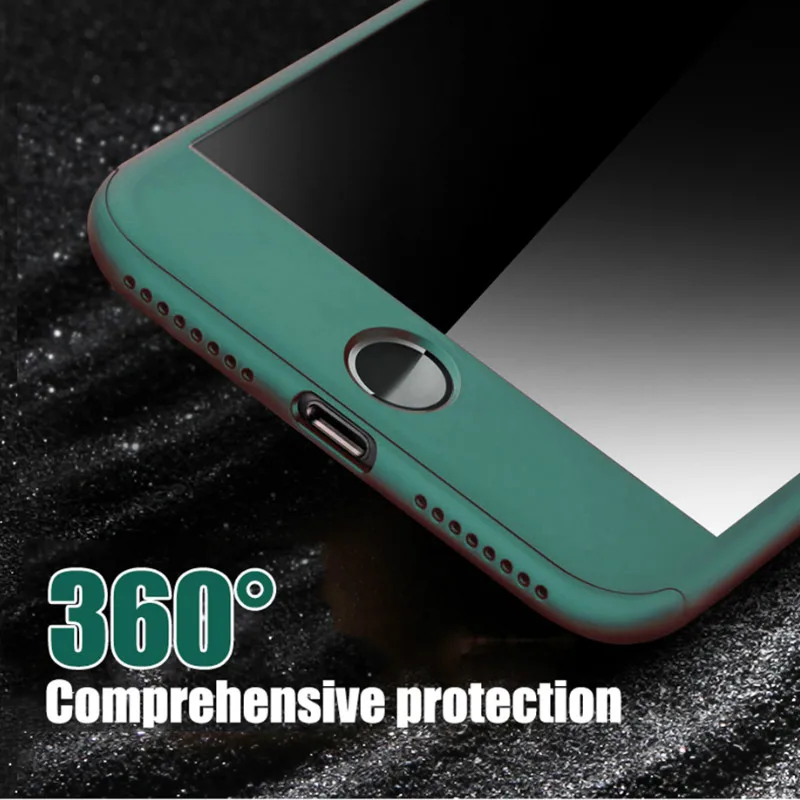 X3C Роскошный 360 полноразмерный чехол для iPhone 13 12 11 Pro Max XS X XR 6 6S 7 8 Plus 5 5S SE 2 SE3
