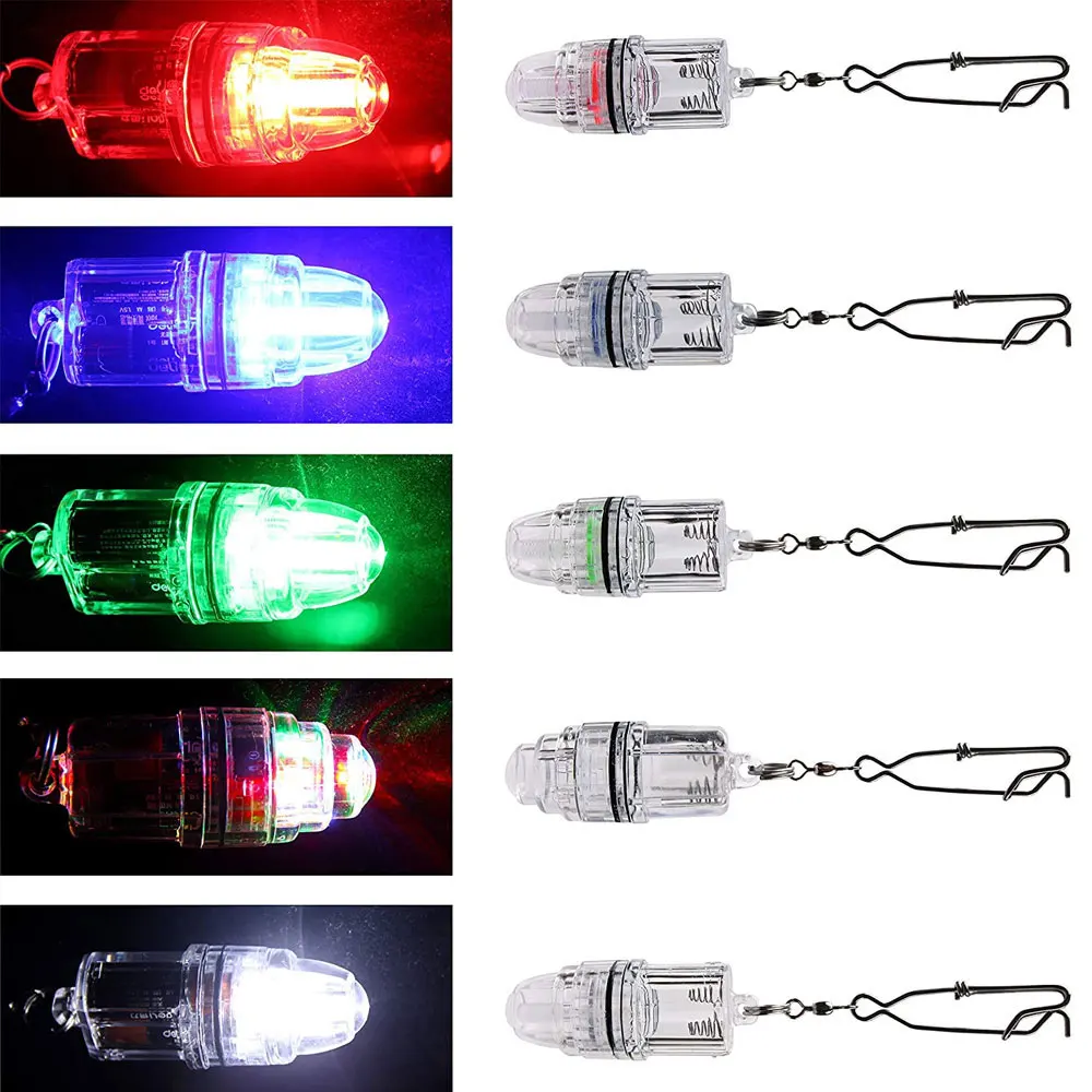 Светодиодный подводный фонарик для рыбалки