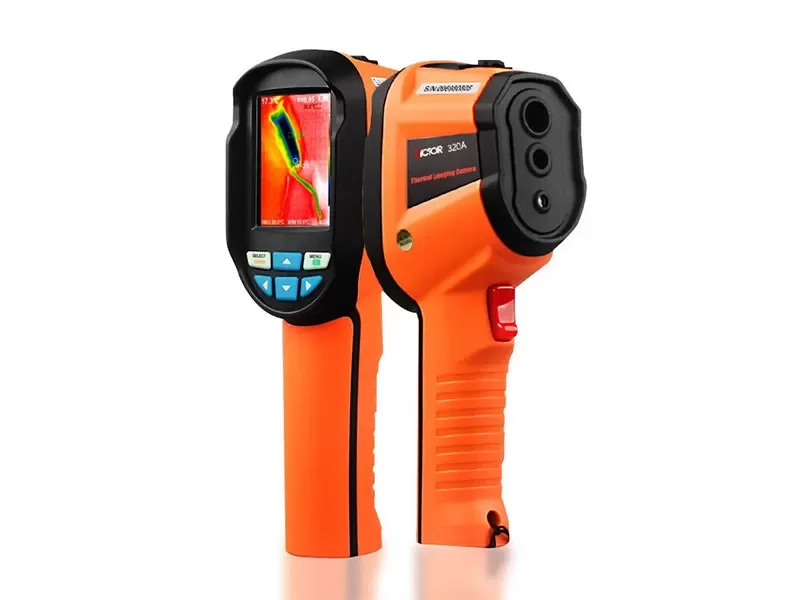 Пылезащитная цифровая тепловизионная камера VICTOR 320A быстро и точно для измерения