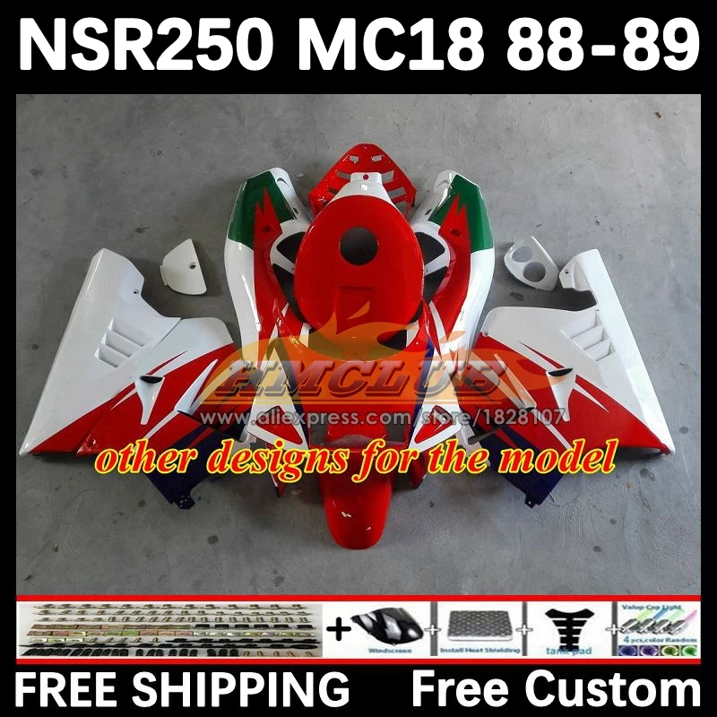 Кузов для HONDA NSR 250 R MC18 PGM2 NSR 250R NS250 NSR250R 88 89 93No.23 MC16 NSR250 R красный белый RR NSR250RR 1988 1989 Обтекатель (art.: 3920cd777aafe) - 3920cd777aafe