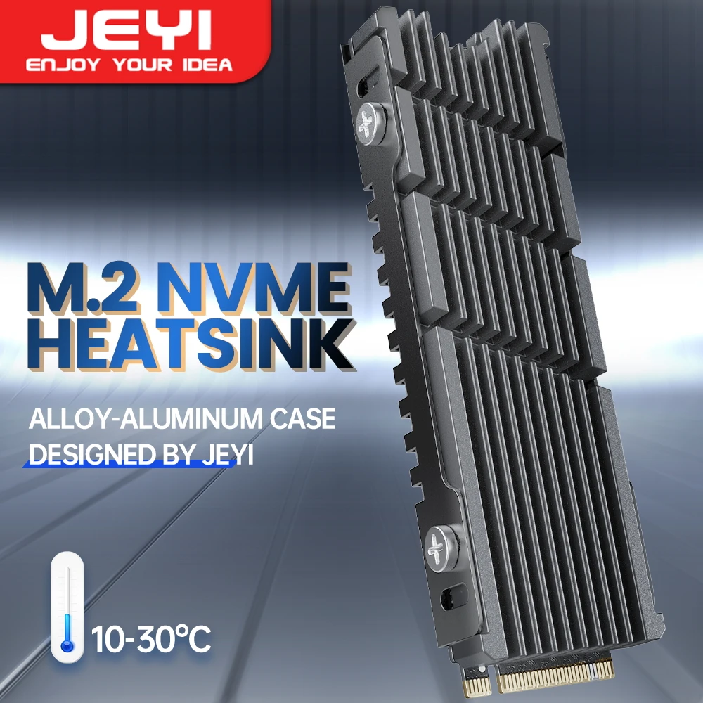 JEYI Cooler II M.2 NVME Radiator Patented Design Magnesium Aluminum Alloy Efficient Radiator