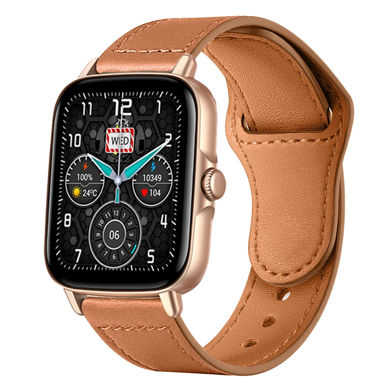 

Leather Watchband For Colmi P30 Smart Watch Accessories Strap Belt For Colmi P8 Max Plus GT Wristband For Colmi C61 C60 Bracelet
