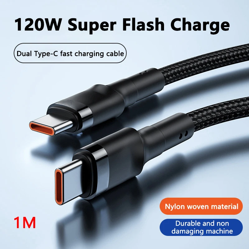 

JCD PD 120 Вт USB C To Type C Кабель