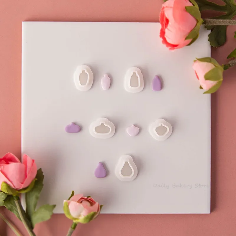 10 шт. DIY мини ваза для цветов в форме полимерной глины форма ручной работы