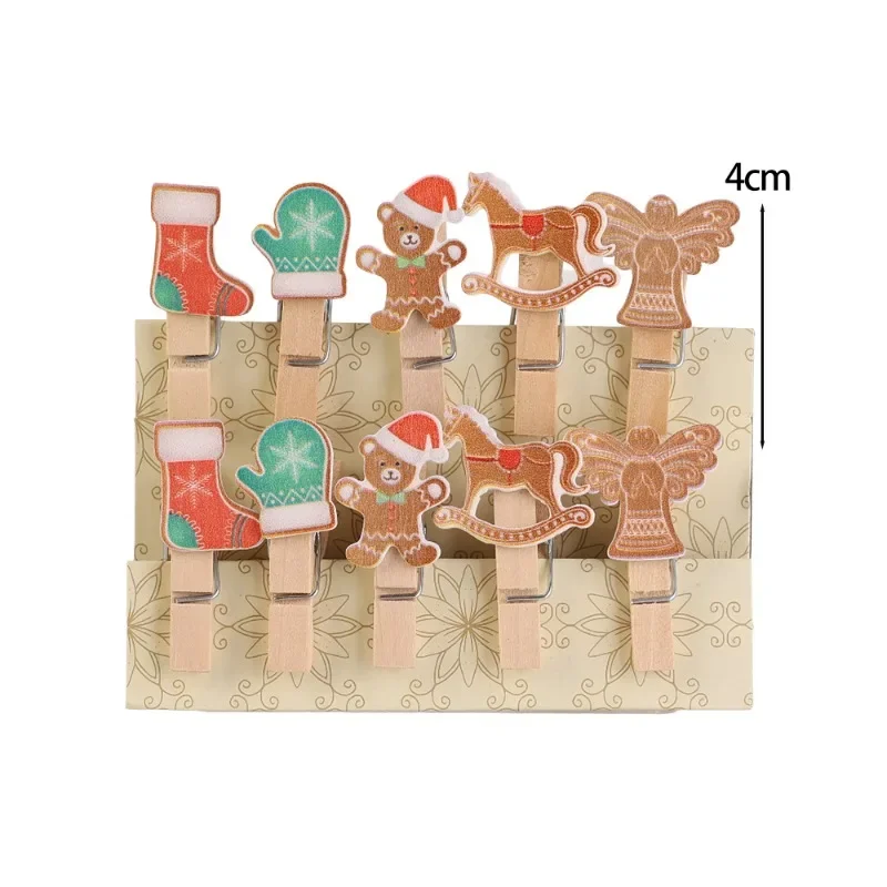 

Деревянные мультяшные зажимы для фото 10/50 шт.