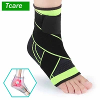 tcare 1 piece foot sleeve compression wraps ankle brace for arch ankle support football basketball volleyball running sprained