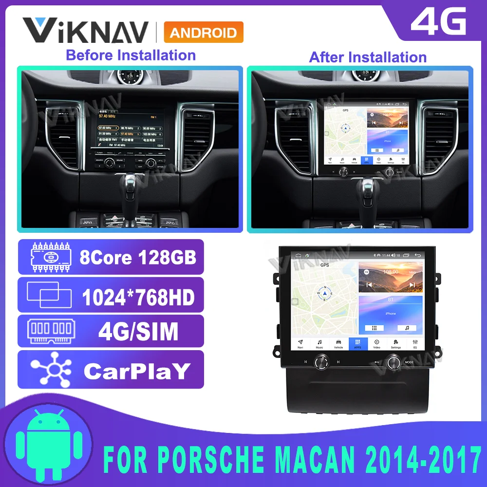 

Автомагнитола 2 din для Porsche Macan 2014-2017 Android 10 автомобильное радио DSP плеер мультимедийный автомобильный GPS навигатор стерео Carplay головное устройство