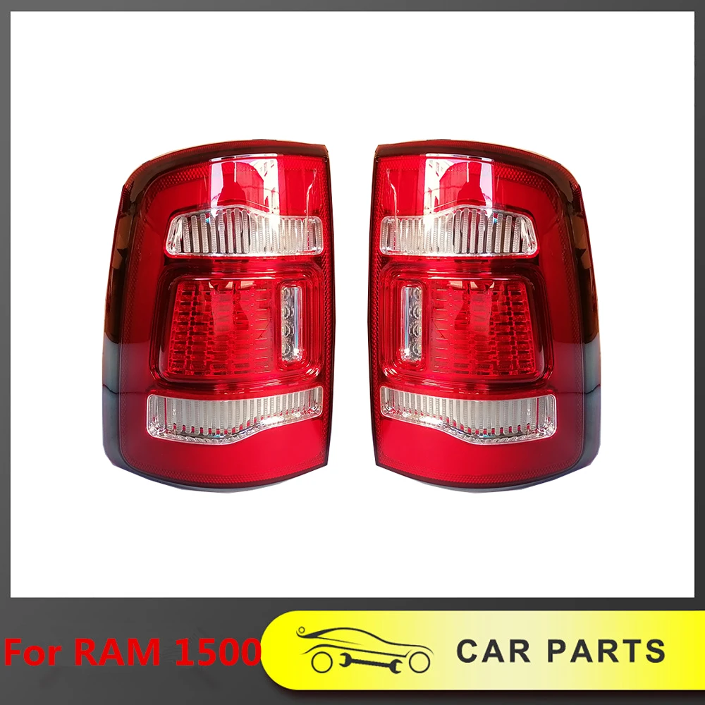 

1Pair Left+Right LED Taillamp For Ram 1500 2009 -2018 Rear Lights With Running Lights Brake Lights Turn Lights Reversing Lights