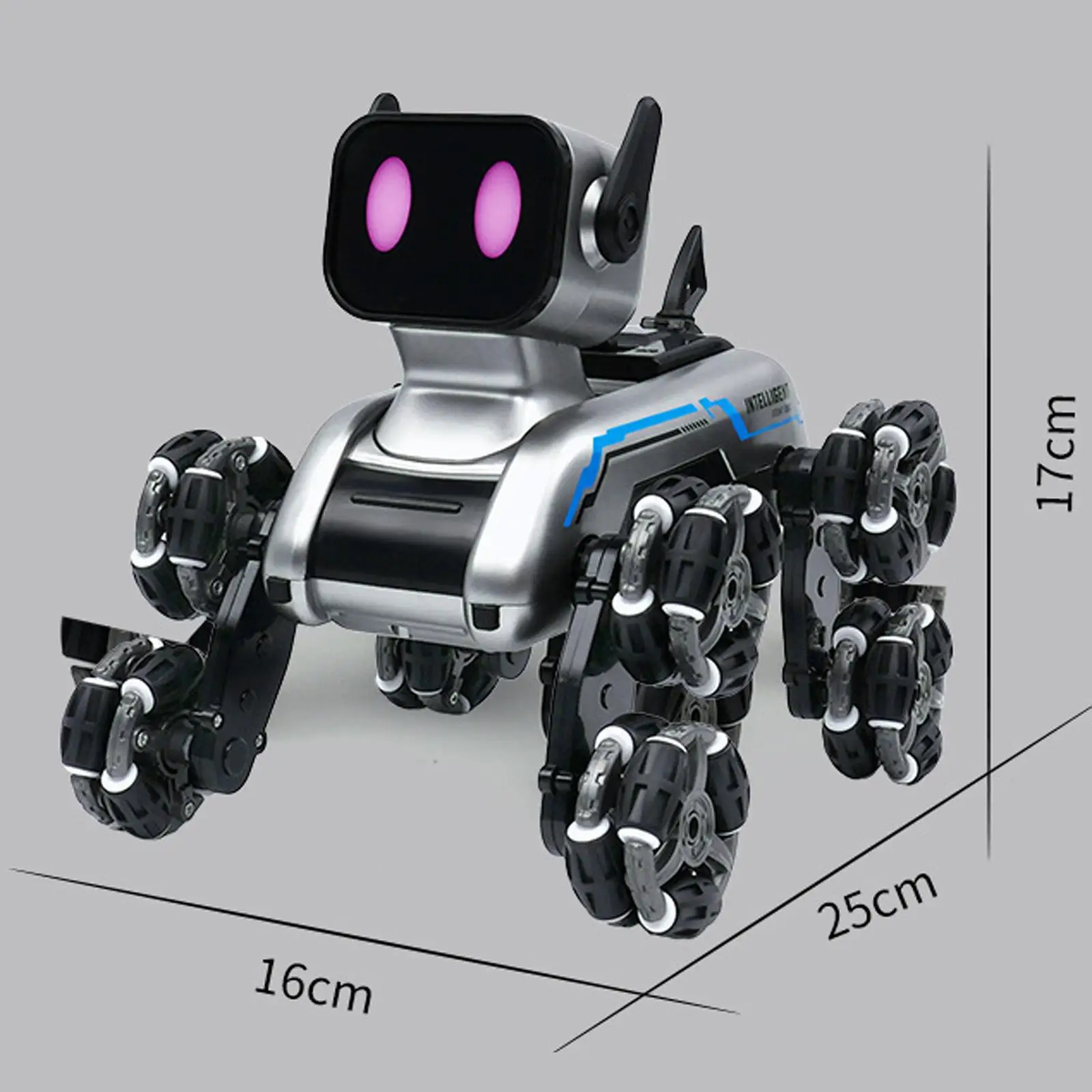 Умная игрушка-робот RC забавная перезаряжаемая собака для развлечения уникальные
