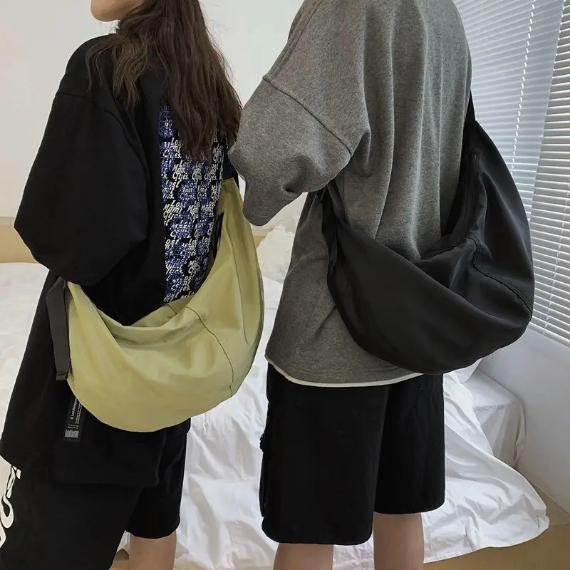 

Hobos Crossbody Bags Women Solid College Students' Mini Shoulder Bag Urban Simplicity Casual Couple Bag Unisex
