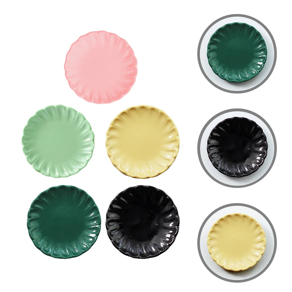 

5 шт., миниатюрная тарелка для детских игрушек