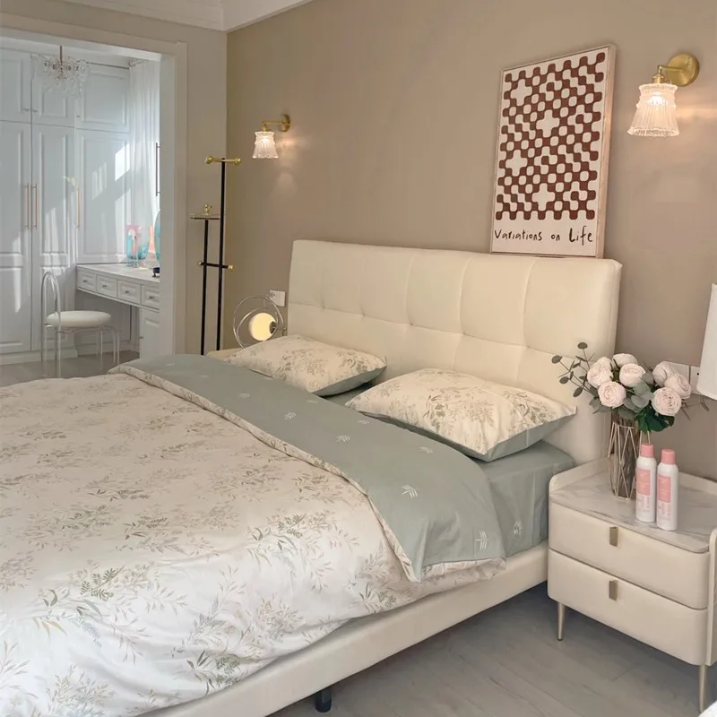 Недорогая Европейская двуспальная кровать Высококачественная вилла постельное