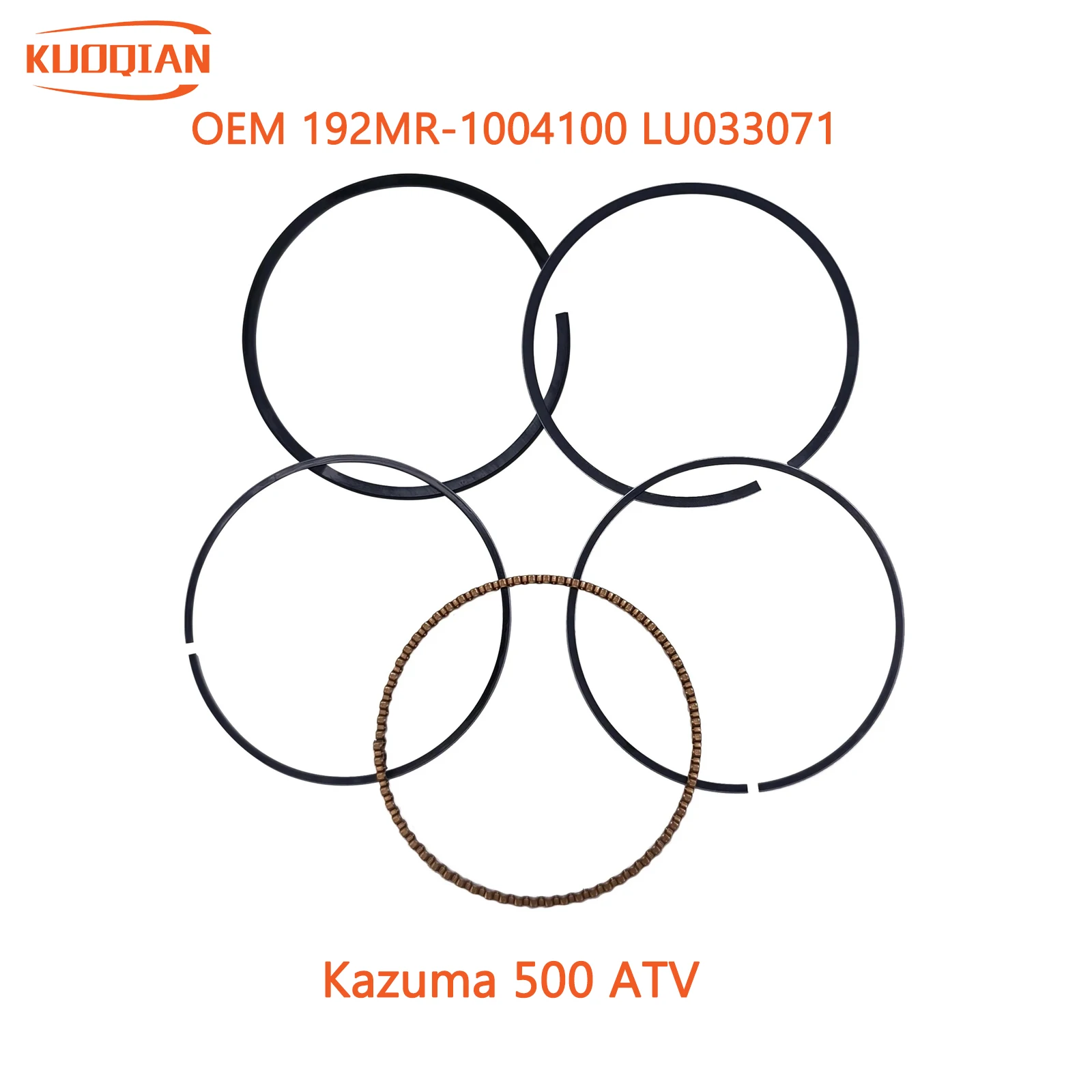 

ПОРШНЕВНОЕ КОЛЬЦО ДЛЯ квадроцикла Kazuma 500 192MR- 1004100 /192MR- 1004002