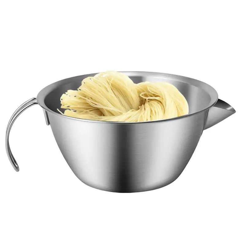 

Colander Bowl Stainless Steel Colanders And Food Strainers Kitchen Colanders Bowl For Pasta Veggies Fruits Noodles Salads Rice