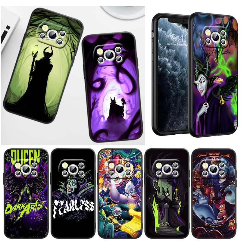 

Disney Poison Queen For Xiaomi POCO X4 M5S F4 M4 X3 F3 M3 C3 F2 X2 F1 Pro GT NFC 4G 5G Liquid Rope Silicone Phone Case