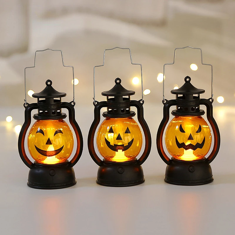 

Halloween Decorations Children's Portable Pumpkin Lantern Bar Horror Atmosphere Layout Props Outdoor Halloween Ornaments