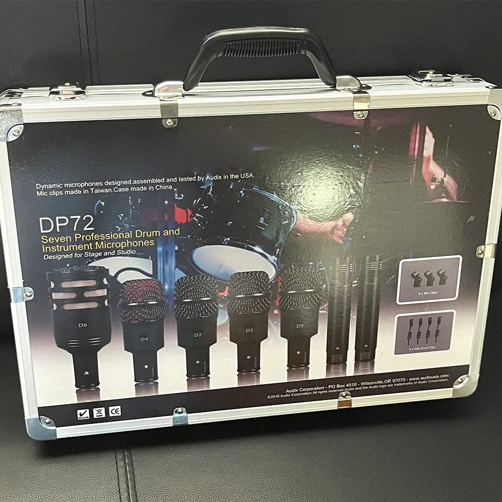 Audix DP72 комплект микрофоно на аккумулятопере markii strumento musicale 7 pezzi microfono батарея
