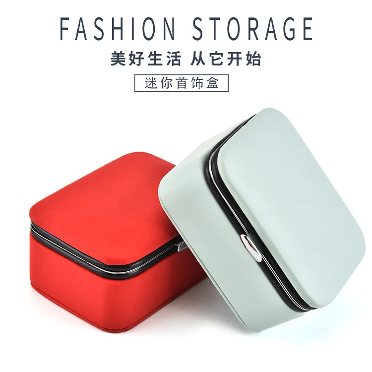 

Mini Portable Jewelry Packaging Box Jewelry Box Simple PU Jewelry Storage Box Earrings Jewelry Earrings Gift Jewelry Box