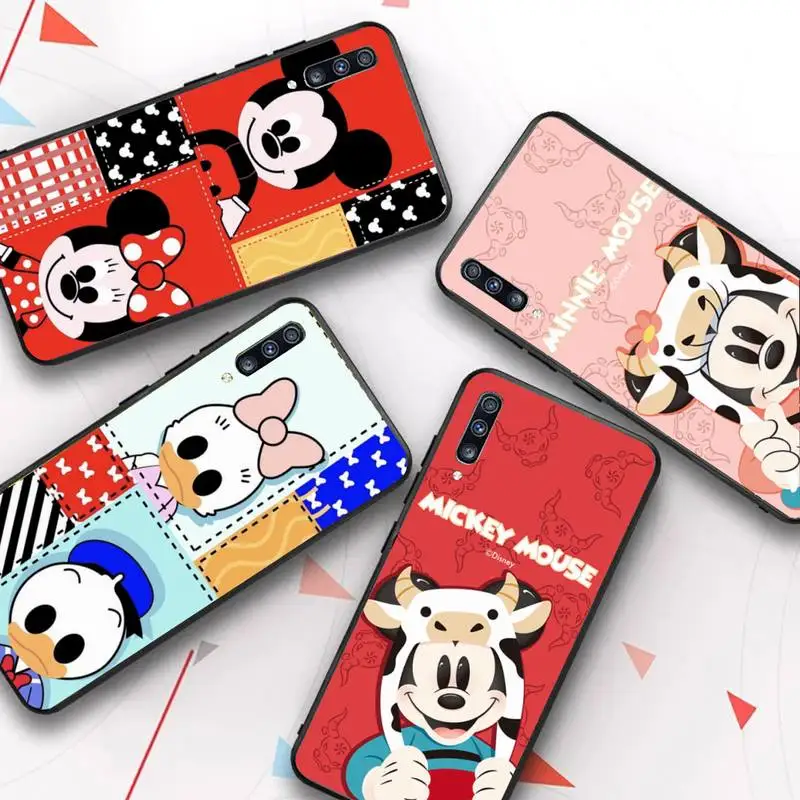 

Disney Mickey Mouse Phone Case for Samsung A51 01 50 71 21S 70 31 40 30 10 20 S E 11 91 A7 A8 2018