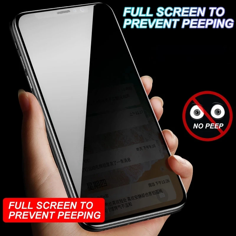 

Scratch Resistant Anti Spy Prevent Protect Privacy Tempered Film For Oneplus 6T 7 8 6 7T 8T 9 RT Pro 9R Nord CE N200 N100 N10 2
