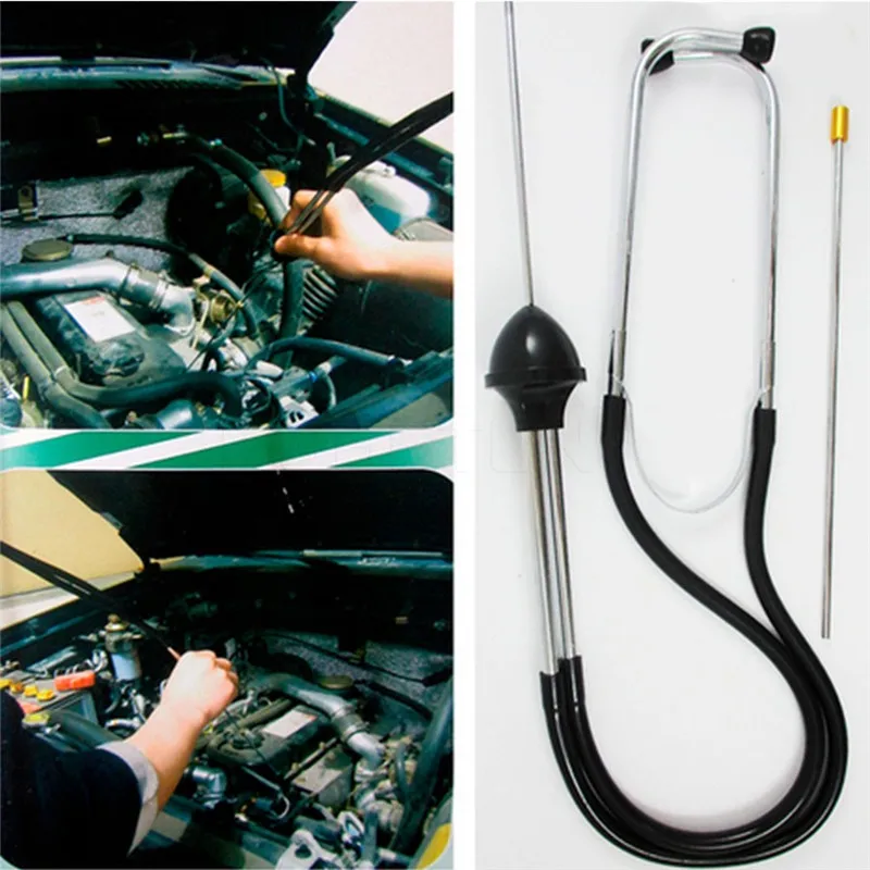 

Mechanics Cylinder Stethoscope Diagnostic Tool Car Engine Cylinder Noise Tester Detector Automotive Hearing Tools