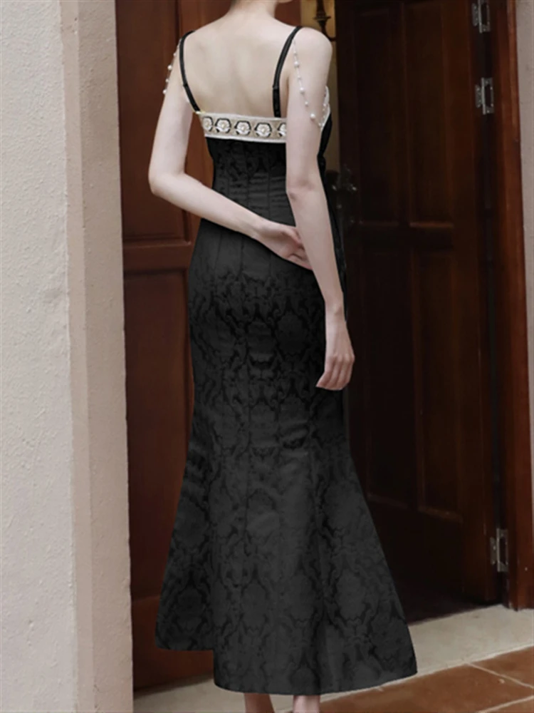 Женское платье с открытой спиной кружевное летнее винтажное без рукавов