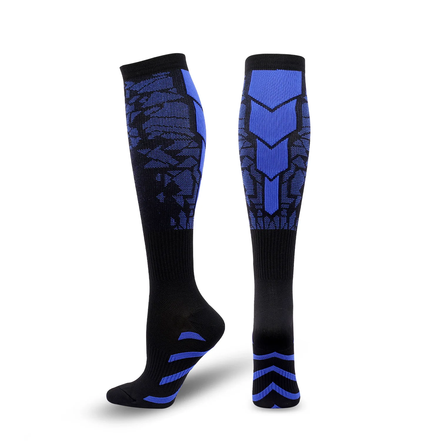 6 Pairs Professional Men and Women Sports Nylon Compression Socks Running Cycling Athletic Fit for Varicose Veins Stocking