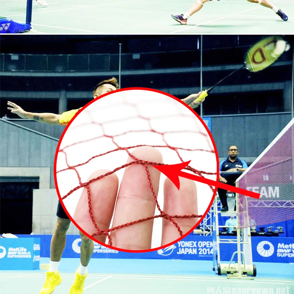 

Portable Badminton Mesh Net Indoor Outdoor Badminton Practise Training Polypropylene Fiber Net
