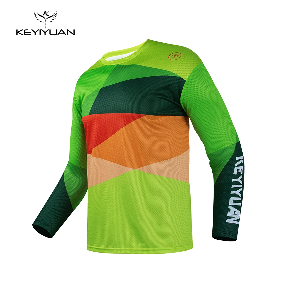 

KEYIYUAN 2023 Men's Long Sleeve Downhill Jersey Motocross Mountain Bike Shirts Motorcycle Sports Wear Mtb T-shirt Maillot Velo