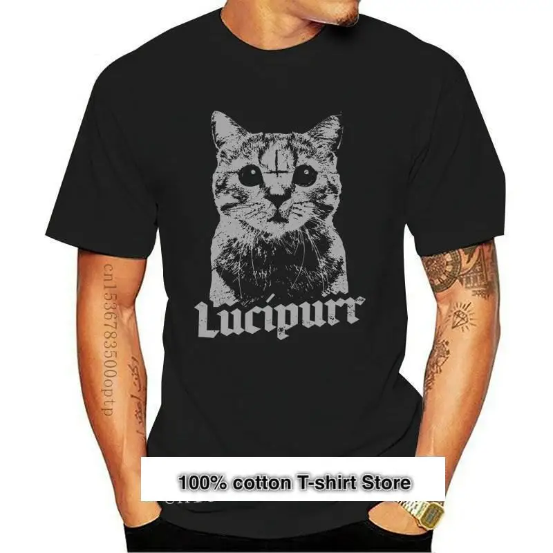 

Camiseta de Lucifer, Gato táctico, Lucipurr, anti-rayos, Baphomet, 666