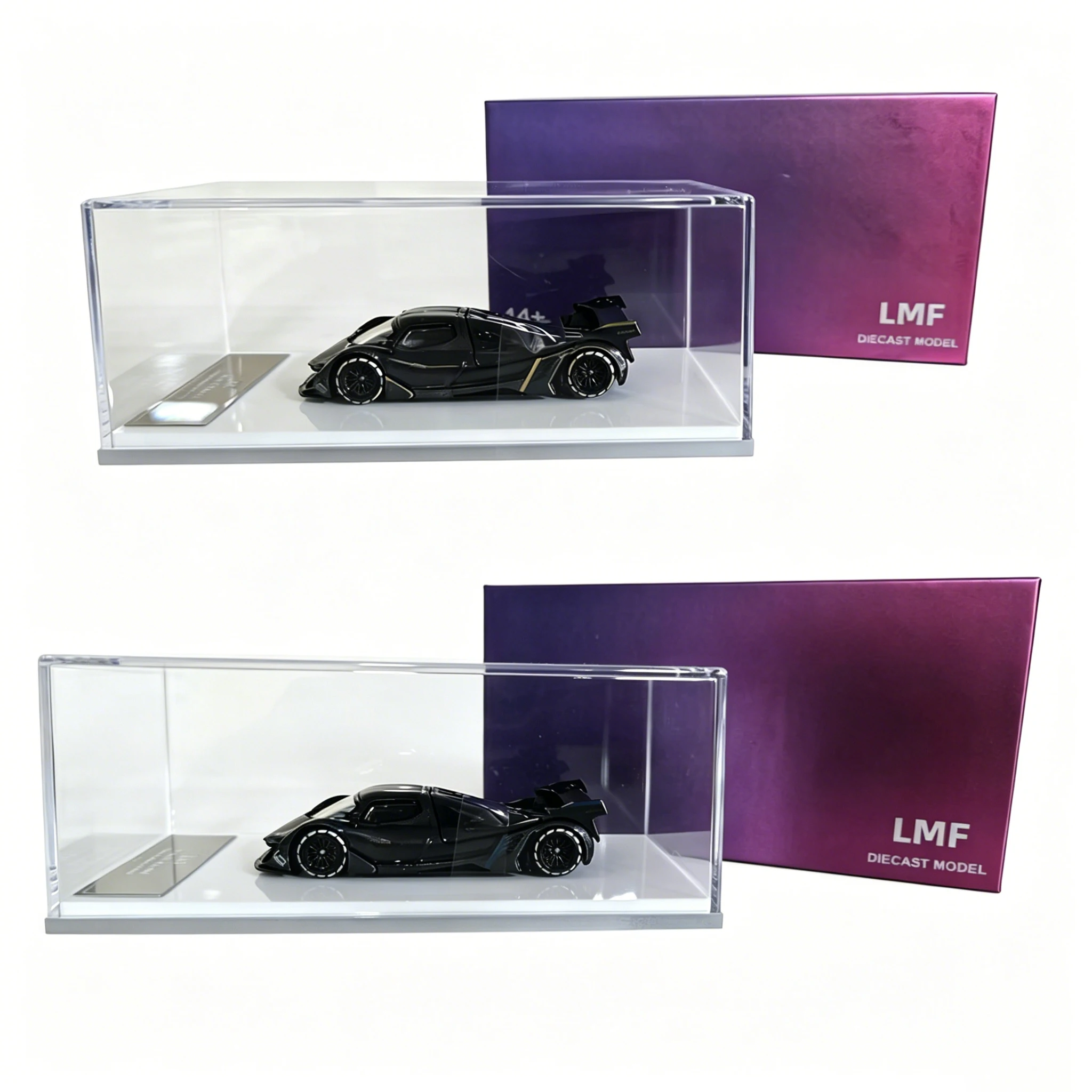 Фото Модель LMF 1:64 Devel 16 Hypercar, полностью карбоновая, с золотой и серебряной отделкой, два варианта цвета, литая модель автомобиля, в наличии №4
