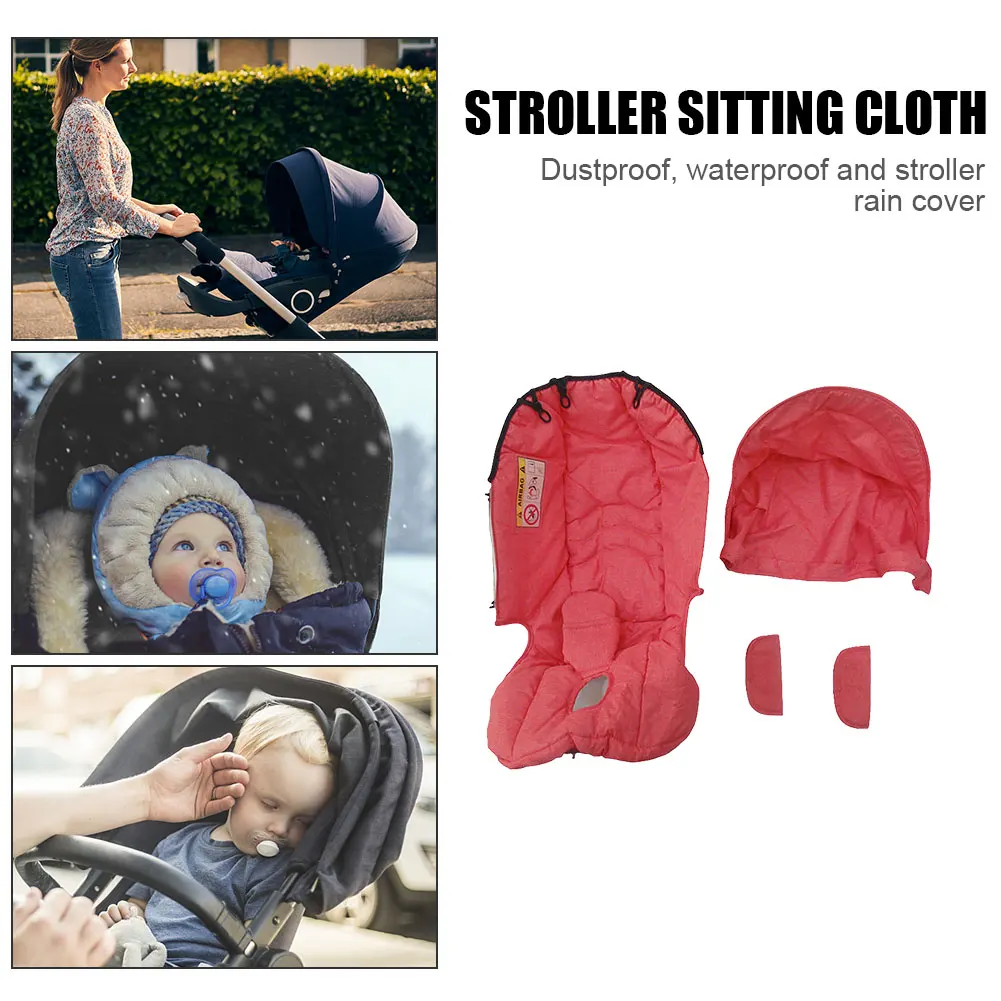 

4 in 1 Car Seat Stroller Accessories Hood&Mattress Set For Doona FooFoo Canopy Cover Seat Cushion Fit Pram Sunshade