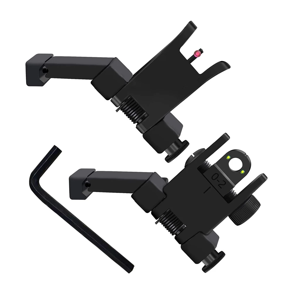 

AZMA Outdoor Iron 45 Degree Fiber Sights KAC300 CrossHair Mechanical Sight Accessories