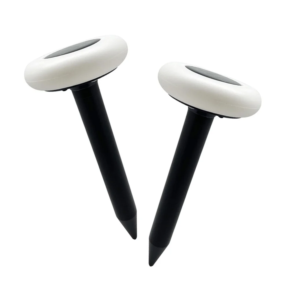 

2Pcs Mole Multipurpose Lawn Professional Solar Lamp Mole Supplies Gopher Trap Lights