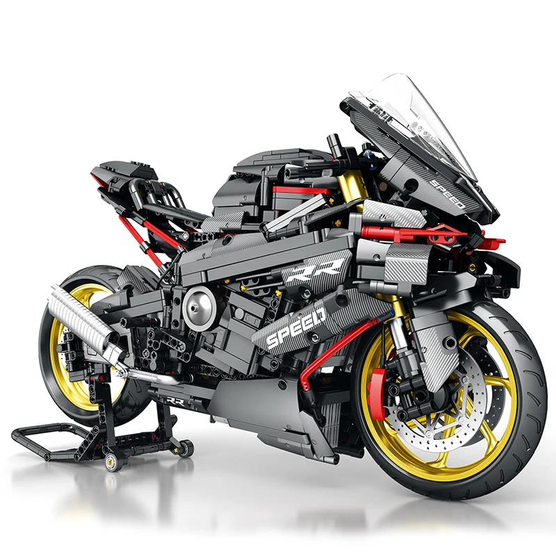 

RR Racing Motorcycle Building Blocks Mini Model Technical Gifts Toys for Boys Kids Children Friends Super Speed Moto 1920Pcs