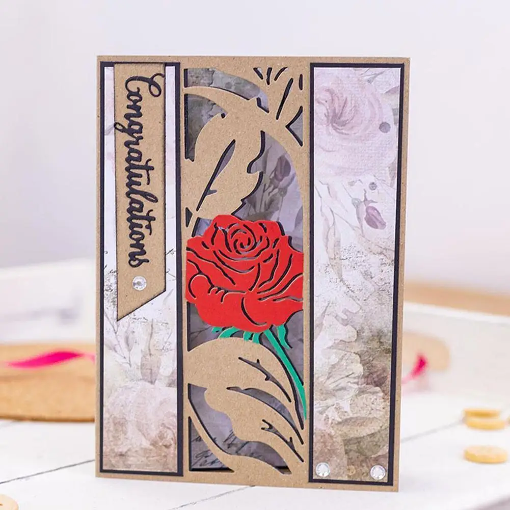 

Metal Cutting Dies Cut Mold Leaf Strip Border Decoration Dies Dies Punch Knife Mould Paper Crafts Scrapbooking Blade Stenci U3W6