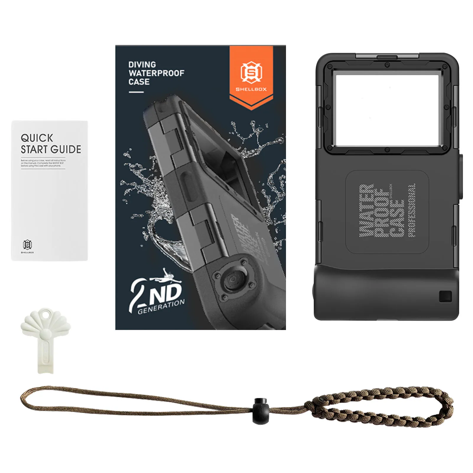 

Дайвинг чехол для телефона 15 м/50 футов Водонепроницаемый подводный штатив с интерфейсом для селфи и отверстием для шнурка 2-го поколения