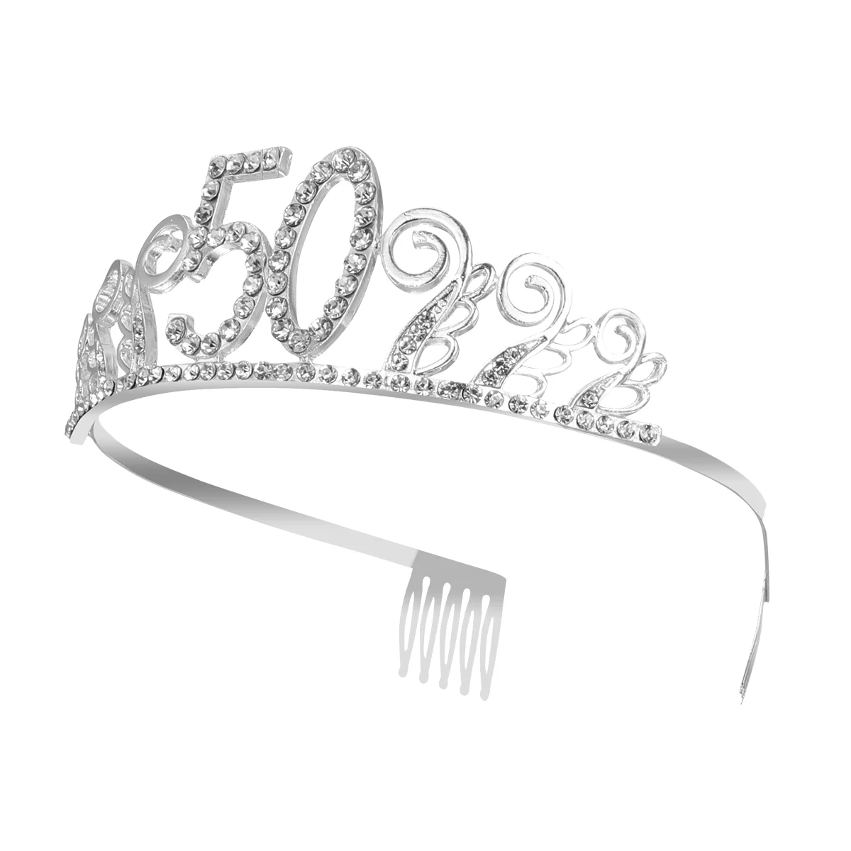 Обруч для волос с кристаллами размеры 50